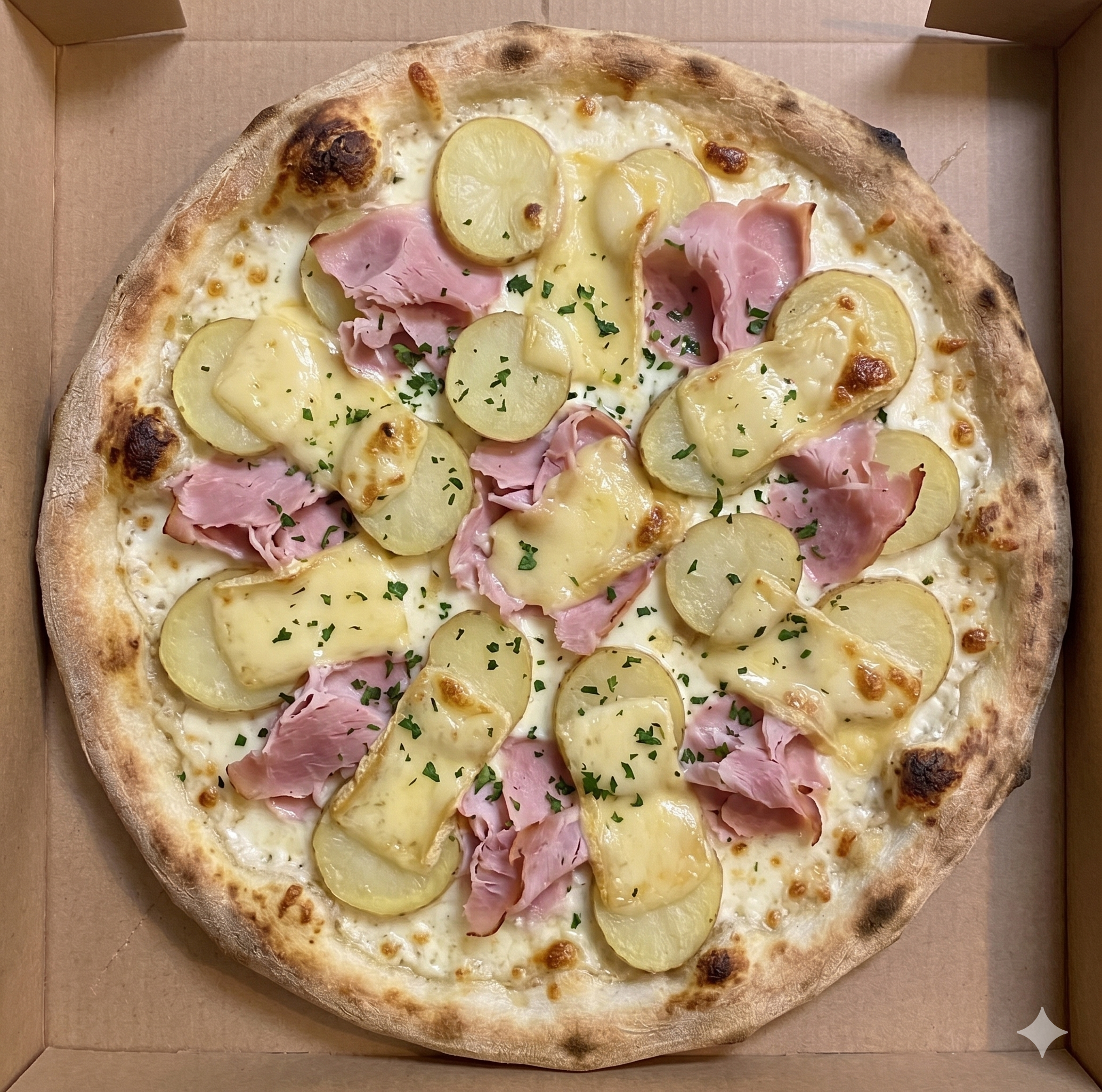 Pizza raclette